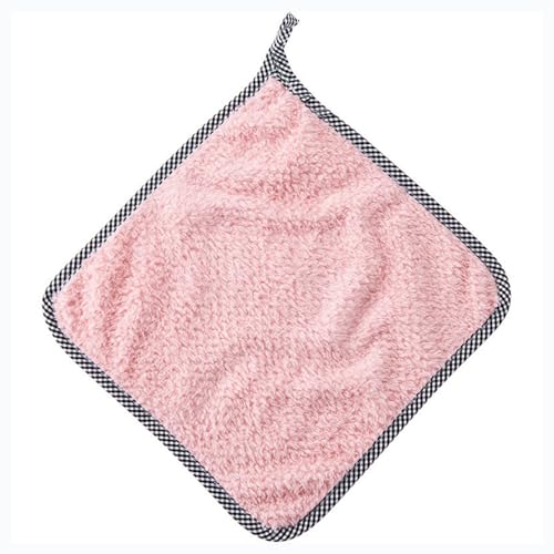 Tyenaza Reinigungstuch, Hängendes Handtuch, Geschirrtücher, Korallenvlies, Mehrzweck-saugfähiges Reinigungstuch, Geschirrtuch Für Die Küche zu Hause von Tyenaza