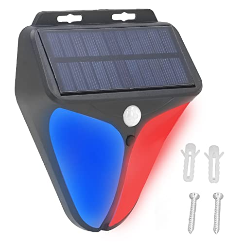 Tyenaza Solar-Blitzwarnlichter, 129 dB Alarm Outdoor Solar Power Bewegungssensor Alarmlicht, IP65 wasserdichtes Sicherheitssirenenlicht für Fabrikhöfe Tyenaza Solar-Blitzwarnlichter, 129 dB Alarm Outdoor Solar Power Bewegungssensor Alarmlicht, IP65 wasserdichtes Sicherheitssirenenlicht für Fabrikhöfe von Tyenaza