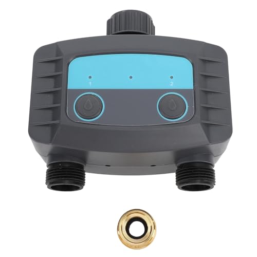 Tyenaza Sprinkler-Timer, Wasser-Timer, Bluetooth G3/4 Bis G1/2 Innengewinde, 2 Ausgänge, Automatische Bewässerung, Gartenschlauch, Wasserhahn, Wasser-Timer Mit App Für Haus, Hof, Rasen Tyenaza Sprinkler-Timer, Wasser-Timer, Bluetooth G3/4 Bis G1/2 Innengewinde, 2 Ausgänge, Automatische Bewässerung, Gartenschlauch, Wasserhahn, Wasser-Timer Mit App Für Haus, Hof, Rasen von Tyenaza
