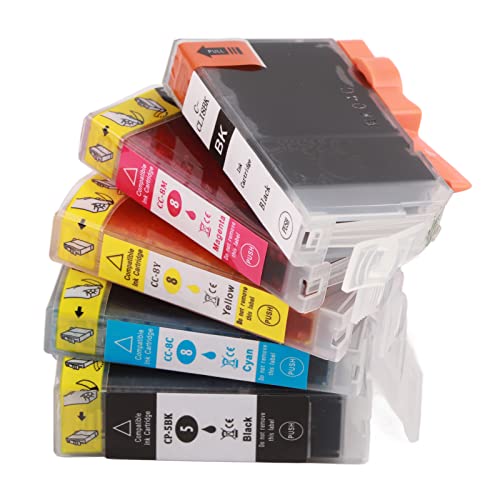 Tyenaza Tintenpatronen, Kompatibler Nachfüllersatz Für PIXMa IP4200 IP4300 IP4500 Drucker(5 x Ink Cartridge) von Tyenaza