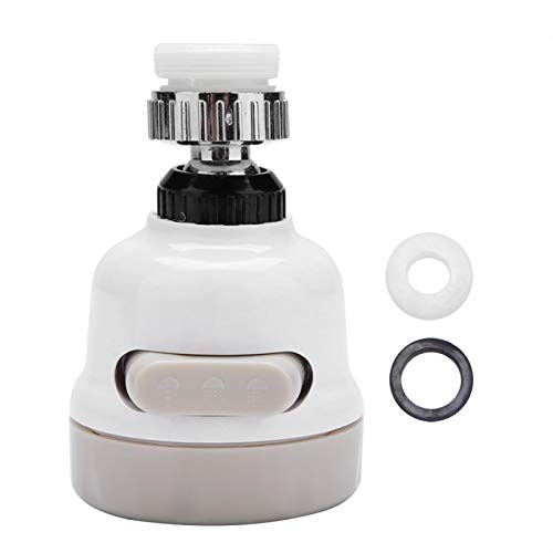 Tyenaza Wasserhahnkopf, 360 ° Drehbare Verstellbarer Einstellbare Wasserfilter Home Kitchen Flexible Wassersparende Leitungswasserkopf mit hohem Wasserdurchfluss für Home Kitchen von Tyenaza
