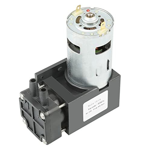 Vakuumpumpe 12V, Mini Vakuumpumpe 12V, Unterdruckpumpe Elektrisch mit Ständer, Mini Vakuumpumpe Saugpumpe, 85Kpa 42W 40L/Min DC12V von Tyenaza