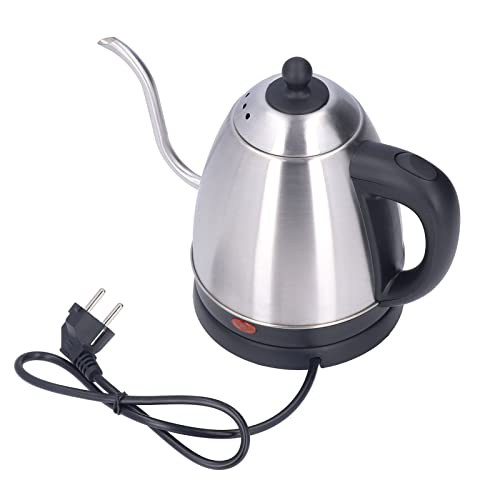 Elektrischer Wasserkocher, 1,2 L Schwanenhalskessel Edelstahl Temperaturregelung Wasserkocher Variable Temperatur, Ideal für Die Tee- und Kaffeezubereitung von Tyenaza