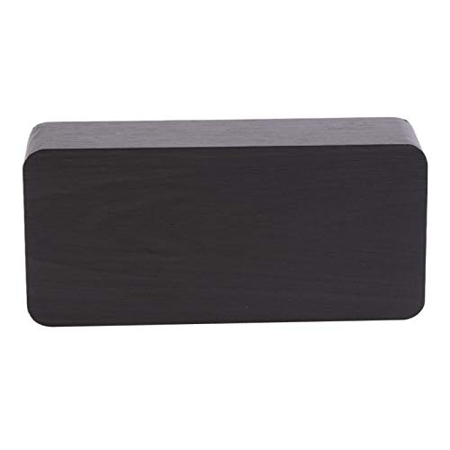 Wecker Elektronische Digital Holz LED Großes Display USB Wecker Sounds Control Temperatur Desktop für Schlafzimmer, Nachttisch(Schwarzes Holz + weißes Licht) von Tyenaza