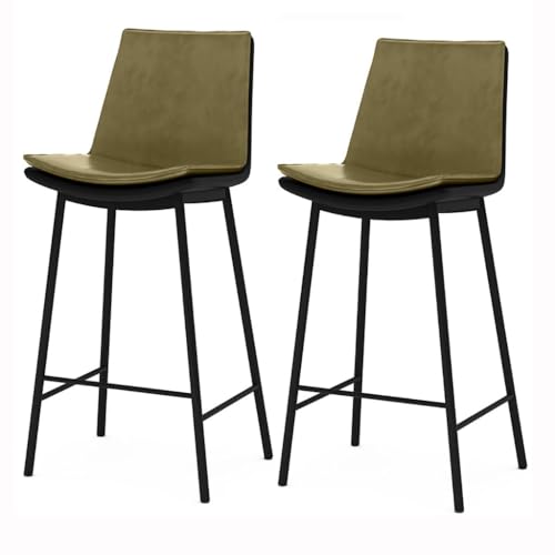 Tyewmiy Stühle Barhocker, einfache Barhocker, Hochhocker, Hochstuhl for Anlehnen for zu Hause, Esszimmerstühle, Hochhocker Dining Chairs (Color : A, Size : 48cm*52cm*86cm) von Tyewmiy