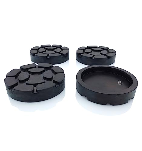 TYGERIX® 4 x Ohrpolster mit Säulenheber, Durchmesser 100 mm, italienisches Produkt, perfekte Passform, guter Griff, Anti-Vibrationen, für Hebebühnen mit Armen Ravaglioli Sirio und andere von Tygerix