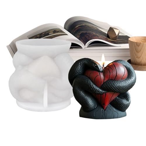 Tyinerc Kerzen Silikonform - 3D Schlange Windende Form Silikon Form | Antihaft Bastelbedarf Für Figuren Und Gussprojekte Aus Ton Tyinerc Kerzen Silikonform - 3D Schlange Windende Form Silikon Form | Antihaft Bastelbedarf Für Figuren Und Gussprojekte Aus Ton von Tyinerc