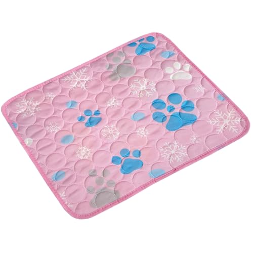 Tyinerc Kühlmatte für Hunde | Tragbare Kühlgel Auflage Für Haustiere,60x50 cm Waschbar Für Zu Hause Garten Balkon Schlafzimmer Wohnung von Tyinerc
