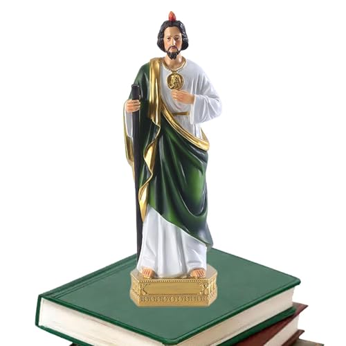 Tyinerc Statue von Jesus Christus | Weihnachten Jesus religiöse Figur,Harz-Jesus-Figur-Ornamente, weihnachtliche religiöse Innendekoration von Tyinerc