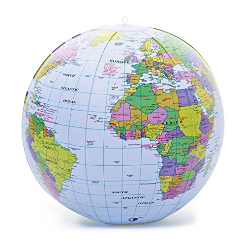 Neue aufblasbare Blow Up Globe 40 cm Atlas World Map Erde – Free Post einfarbig Neue aufblasbare Blow Up Globe 40 cm Atlas World Map Erde – Free Post einfarbig von Tyler Generic Home