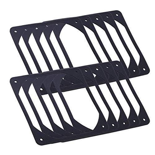 Tynmoel 10Pcs 140Mm Antivibrations-Silizium-LüFterdichtung RauschunterdrüCkendes Dichtungspad für PC-ComputergehäUse-LüFter von Tynmoel