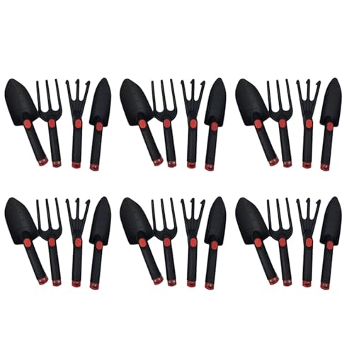 Tynmoel 24 Stück Set Mini Potting Tools Holzgriff Schaufel Rechen Schaufel Multifunktionale Haushalt Bonsai Werkzeuge Tynmoel 24 Stück Set Mini Potting Tools Holzgriff Schaufel Rechen Schaufel Multifunktionale Haushalt Bonsai Werkzeuge von Tynmoel
