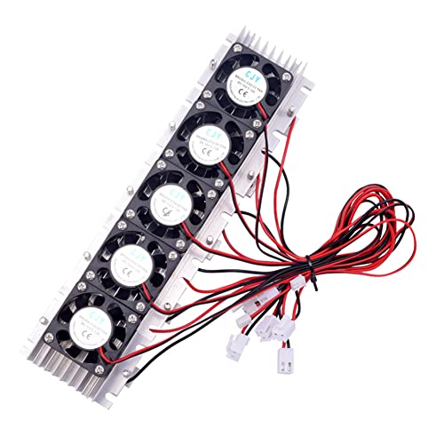 Tynmoel 300 W Thermoelektrischer Peltier-Kühler DC12 V Halbleiter Klimaanlage Kühlsystem Zubehör DIY Kit Tynmoel 300 W Thermoelektrischer Peltier-Kühler DC12 V Halbleiter Klimaanlage Kühlsystem Zubehör DIY Kit von Tynmoel