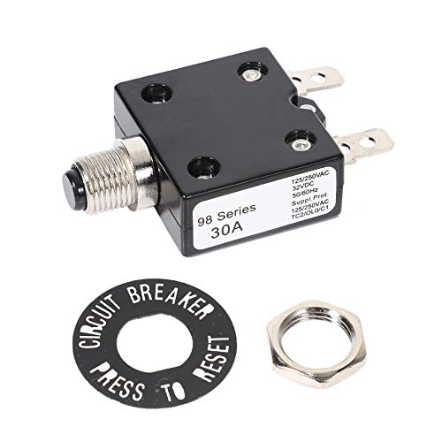 Tynmoel 30A 125 / 250VAC 50VDC Leistungsschalter Thermoschutz für Generator von Tynmoel