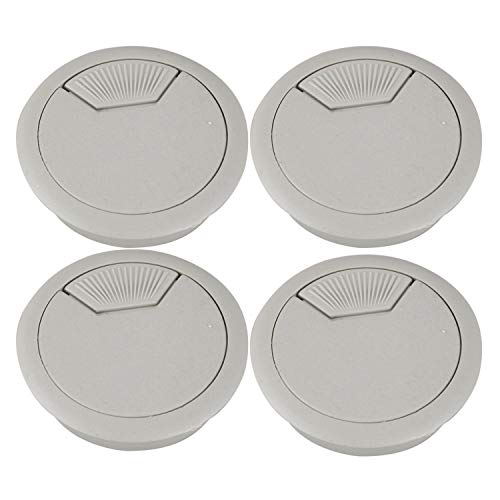 Tynmoel 4 Stück 53Mm Bohrloch Kunststoff Heimcomputer Schreibtisch Kabel Kabel Ösen von Tynmoel