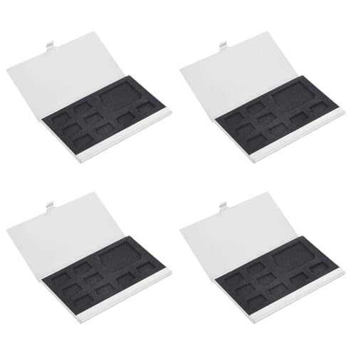 Tynmoel 4X 9 Micro-Sd/Sd-Speicherkartenhalter Box Protector Metallgehäuse 8 Tfand1 Sd von Tynmoel