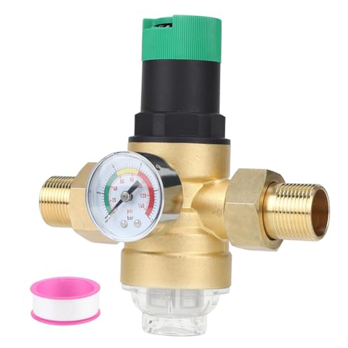 Tynmoel Druckregler Wasser mit Manometer Wasser und Siebfilter 3/10.2 cm DN20 Druckregler Tynmoel Druckregler Wasser mit Manometer Wasser und Siebfilter 3/10.2 cm DN20 Druckregler von Tynmoel