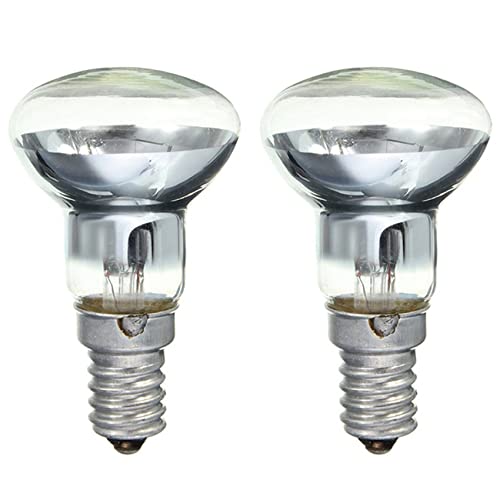 Tynmoel Lava Lampe E14 R39 30W Strahler Schraube in GlüHbirne Klarer Spot GlüHbirnen Lava GlüHlampe 2 Stück von Tynmoel