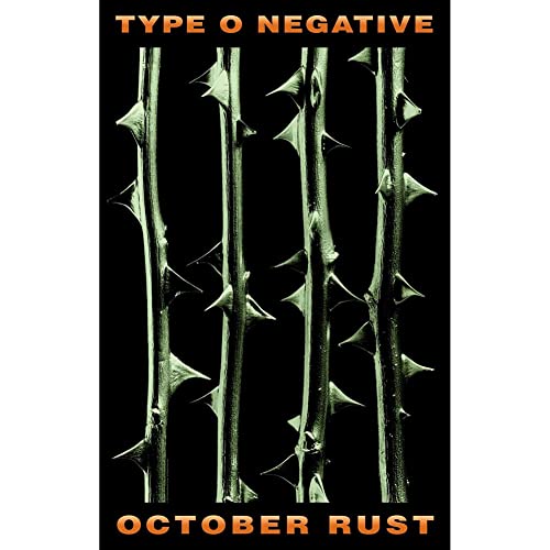 Type O Negative - Poster October Rust, Stoff (106 cm x 70 cm) (Grün/Schwarz/Orange) von Type O Negative