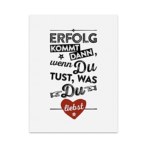 TypeStoff Kunstdruck, Poster mit Spruch – ERFOLG – Bild, Plakat, Druck, Print, Wandbild mit Zitat als Geschenk und Dekoration - KD-00046-M TypeStoff Kunstdruck, Poster mit Spruch – ERFOLG – Bild, Plakat, Druck, Print, Wandbild mit Zitat als Geschenk und Dekoration - KD-00046-M von TypeStoff