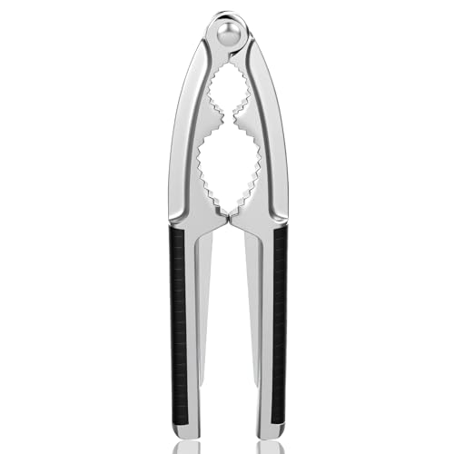 Tyqour Nussknacker Walnüsse Nutcracker Metall Walnussknacker mit rutschfeste Griff Nüsse Knacker Haselnussknacker Walnüsse Nussknacker für Alle Arten von Nüssen, Hummercracker, Krabbencracker Tyqour Nussknacker Walnüsse Nutcracker Metall Walnussknacker mit rutschfeste Griff Nüsse Knacker Haselnussknacker Walnüsse Nussknacker für Alle Arten von Nüssen, Hummercracker, Krabbencracker von Tyqour