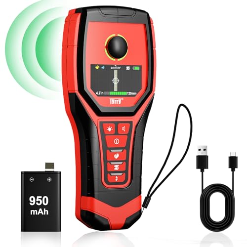 Tyrry Leitungssuchgerät Leitungssucher 5 in 1 Wandscanner Detektor für Kabel Holz Metall Wasserleitungen, LCD Farbdisplay & Akku, Stromleitungsfinder mit Akustischem & Visuellem Alarm Tyrry Leitungssuchgerät Leitungssucher 5 in 1 Wandscanner Detektor für Kabel Holz Metall Wasserleitungen, LCD Farbdisplay & Akku, Stromleitungsfinder mit Akustischem & Visuellem Alarm von Tyrry