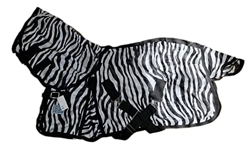 Fliegendecke Zebra Minishetty Mnipony Shetty Falabella Decke 65 70 75 80 85 90 cm (80 cm) von Tysons Breeches