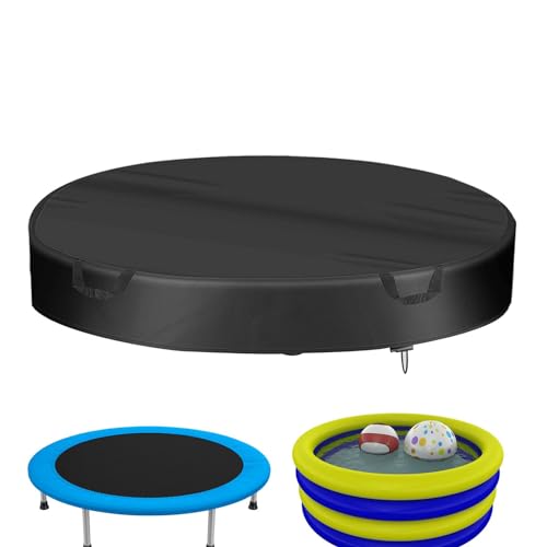 Swimming Pool Cover, Round Pool Cover, Above Ground Pool Solar Cover, Waterproof and Dustproof Round Sand Pool Cover Trampoline Cover Inflatable Round Swimming Pool Cover, 8FT10FT12FT15FT18FT von Tytlyworth