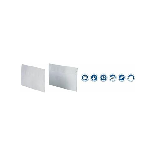 Tyvek 67144 Briefumschlag, DIN lang, 110 x 220 mm, weiß von Tyvek