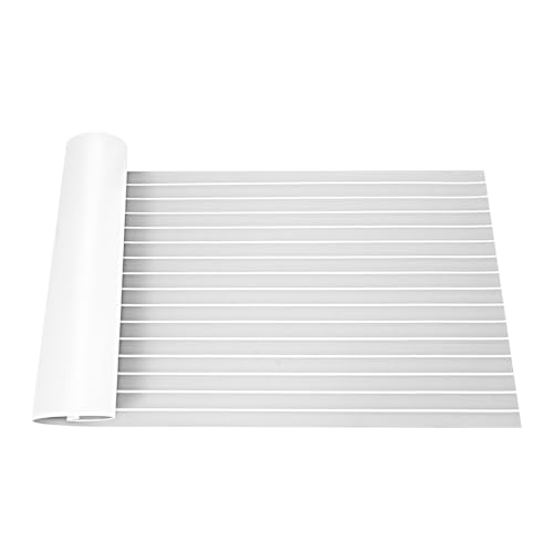 240 X 90 X 0.6cm Eva rutschfeste Matte, Teppich Selbstklebend Deck, Anti Rutsch Matte 6mm Dicke rutschfeste Matte, Weiß Rechteckig, Für Bootsdecking, Fischboote, Yachten, Surfbretter, Skimboards 240 X 90 X 0.6cm Eva rutschfeste Matte, Teppich Selbstklebend Deck, Anti Rutsch Matte 6mm Dicke rutschfeste Matte, Weiß Rechteckig, Für Bootsdecking, Fischboote, Yachten, Surfbretter, Skimboards von Tyvotrend