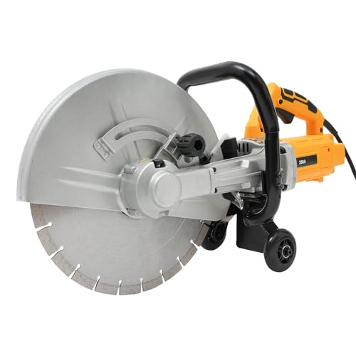Elektrisch Betonsäge 3000W Steinsäge Trennschneider Pflasterschneider mit 14 Zoll Sägeblatt, Sägeblatt-Durchmesser 350mm, Schlitzfräse für Stein, Ziegel, Granit, Marmor Elektrisch Betonsäge 3000W Steinsäge Trennschneider Pflasterschneider mit 14 Zoll Sägeblatt, Sägeblatt-Durchmesser 350mm, Schlitzfräse für Stein, Ziegel, Granit, Marmor von Tyvotrend