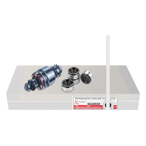 Magnetspannplatte Magnetfutter Permanente Magnet, Spannplatte Magnettisch Hochpräzise Magnetic Schleifmaschine, Magnetic Chuck Spannfutter für Flachschleifer (150x300mm) von Tyvotrend