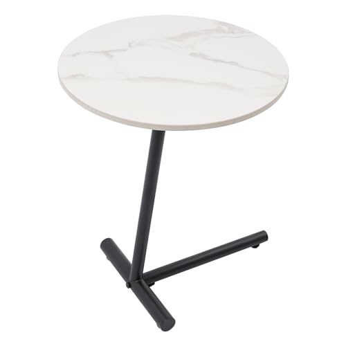 Tyvotrend Beistelltisch C Form Runder Sofatisch, Teetisch Kleiner Side Table, Couchtisch Telefontisch Betttisch Laptoptisch Kaffeetisch, für Wohnzimmer Schlafzimmer, 40x50cm Tyvotrend Beistelltisch C Form Runder Sofatisch, Teetisch Kleiner Side Table, Couchtisch Telefontisch Betttisch Laptoptisch Kaffeetisch, für Wohnzimmer Schlafzimmer, 40x50cm von Tyvotrend