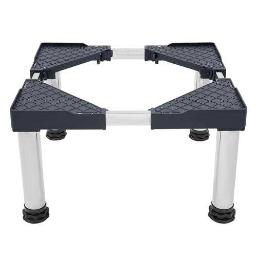 Tyvotrend Waschmaschinen Untergestell, Waschmaschinenständer Höhenverstellbar 29-31cm, Trocknerständer mit 4 Füßen, für Möbel, Kühlschränke und Haushaltsgeräte, bis 150kg (Grau) von Tyvotrend