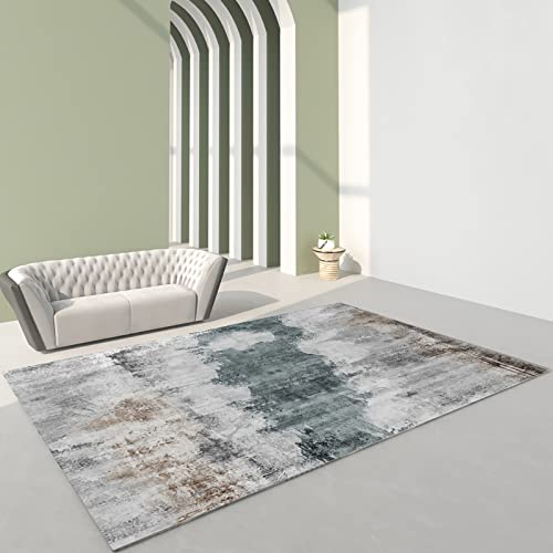 Antirutsch Teppich Grau blau braun abstrakte Tinte Öl Gemälde Design tepiche für küche jugendzimmer Teppich Jungen 80x120cm Antirutsch Teppich Grau blau braun abstrakte Tinte Öl Gemälde Design tepiche für küche jugendzimmer Teppich Jungen 80x120cm von Tzvpsu