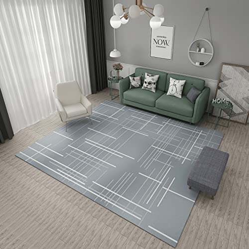 Antirutsch für Teppich Modern minimalistisch grau weiß geometrisches Liniendesign Jungen Zimmer deko babyzimmer mädchen 120x160cm Antirutsch für Teppich Modern minimalistisch grau weiß geometrisches Liniendesign Jungen Zimmer deko babyzimmer mädchen 120x160cm von Tzvpsu