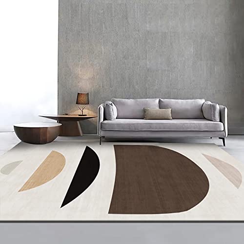 Balkonteppich Braun schwarz beige minimale geometrische Muster Teppich Boden tepiche für Schlafzimmer 120x160cm Balkonteppich Braun schwarz beige minimale geometrische Muster Teppich Boden tepiche für Schlafzimmer 120x160cm von Tzvpsu