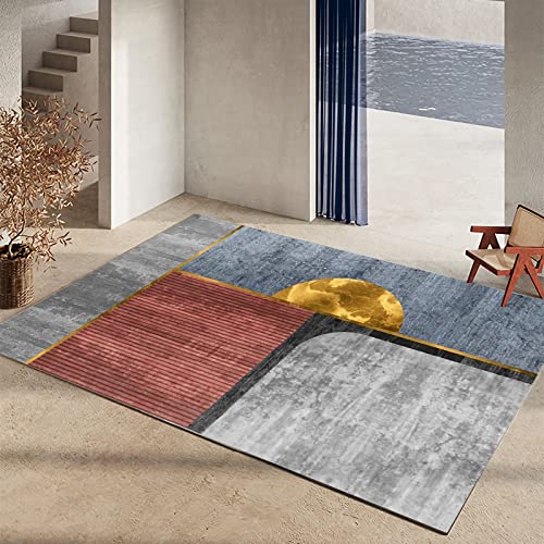 Deko Teenager mädchen Zimmer Rot blau Grau Modern Geometrische Muster couchtisch Teppich Wohnzimmer Sofa 200x300cm Deko Teenager mädchen Zimmer Rot blau Grau Modern Geometrische Muster couchtisch Teppich Wohnzimmer Sofa 200x300cm von Tzvpsu