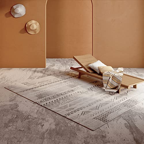Deko mädchen Zimmer Grau modern Teppich Retro geometrische Muster Design büro Balkon Outdoor 80x120cm Deko mädchen Zimmer Grau modern Teppich Retro geometrische Muster Design büro Balkon Outdoor 80x120cm von Tzvpsu