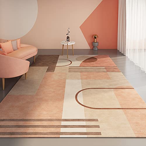 Kinderzimmer teppiche mädchen Modern minimalistisch gelb braun gestreiftes geometrisches Design küchenteppich rutschfest Teppich Junge 200x300cm von Tzvpsu