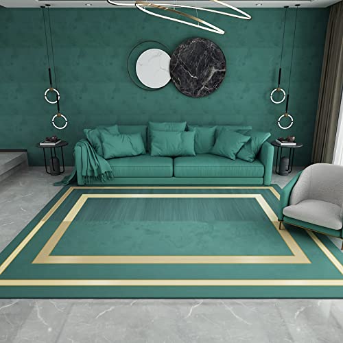Küchen deko Modern luxuriös grün gelb geometrisches rechteckiges Design Flur Teppich rutschfest Wohnzimmer Couch teppiche 140x200cm Küchen deko Modern luxuriös grün gelb geometrisches rechteckiges Design Flur Teppich rutschfest Wohnzimmer Couch teppiche 140x200cm von Tzvpsu