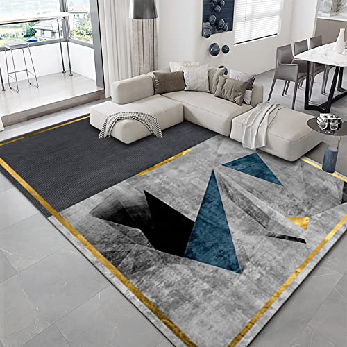 Küchenteppiche Blau Gelb grau Geometrische Streifen Design Teppich büro deko für jugendzimmer mädchen 80x120cm Küchenteppiche Blau Gelb grau Geometrische Streifen Design Teppich büro deko für jugendzimmer mädchen 80x120cm von Tzvpsu