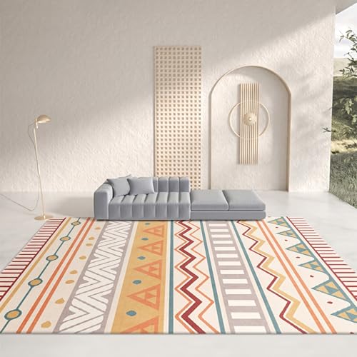 Moderne deko Gelb Blau Rot Modern Geometrie Design Spiele Teppich teppiche Wohnzimmer 200x350cm von Tzvpsu