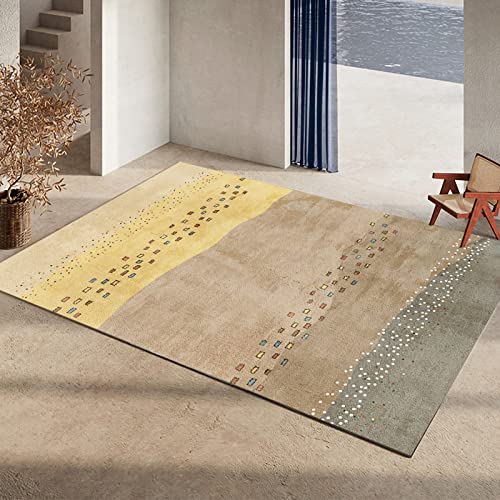 Schöne Teppich Gelb Braun Grau Gradient Design Moderne Geometrie Muster weiche teppiche büro deko 80x120cm Schöne Teppich Gelb Braun Grau Gradient Design Moderne Geometrie Muster weiche teppiche büro deko 80x120cm von Tzvpsu