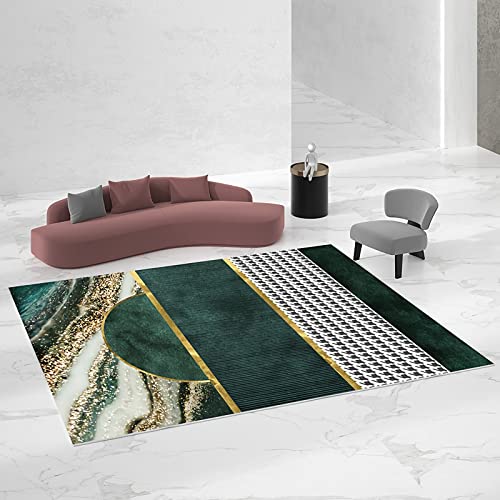 Sitzecke Teppich Moderne Dekoration grüne goldene abstrakte Wasserstrom Design moderner deko esstisch 120x160cm Sitzecke Teppich Moderne Dekoration grüne goldene abstrakte Wasserstrom Design moderner deko esstisch 120x160cm von Tzvpsu