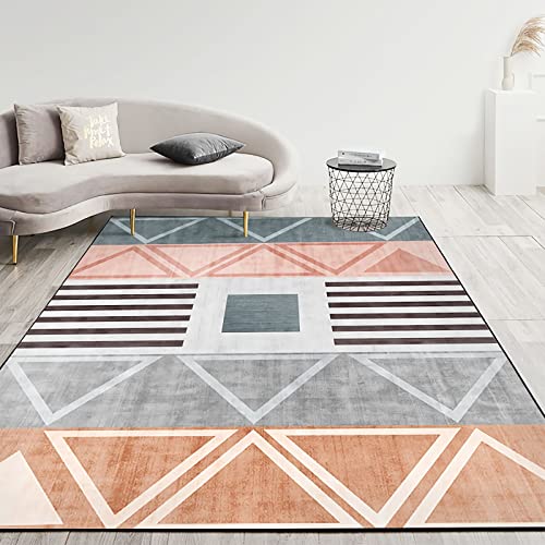 Spiel Teppich mädchen Gelb grau Streifen Design geometrische Dreieckmuster büro Wohnzimmer weich 140x200cm Spiel Teppich mädchen Gelb grau Streifen Design geometrische Dreieckmuster büro Wohnzimmer weich 140x200cm von Tzvpsu