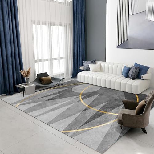 Teppich Balkon Anti-Bleach Gelb-Grau-Tinte Geometrie Design esstisch deko Anti rutsch für 200x350cm Teppich Balkon Anti-Bleach Gelb-Grau-Tinte Geometrie Design esstisch deko Anti rutsch für 200x350cm von Tzvpsu