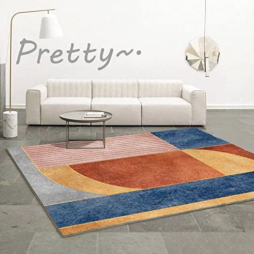 Teppich Boden Gelb blau grau modern gestreiftes geometrisches Design kinderzimmer deko männer Wohnung 160x200cm von Tzvpsu
