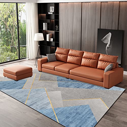 Teppich Boden Moderne Minimalistische Blau grau Geometrisch Streifen Design teppiche für Wohnzimmer mädchenzimmer deko 160x230cm Teppich Boden Moderne Minimalistische Blau grau Geometrisch Streifen Design teppiche für Wohnzimmer mädchenzimmer deko 160x230cm von Tzvpsu