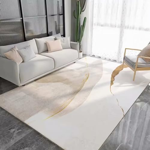 Teppich Moderne deko büro deko Braun Grau Gelb Modern Tinte Design WohnzimmerTeppiche Winter Dekoration Wohnung 100x200cm von Tzvpsu
